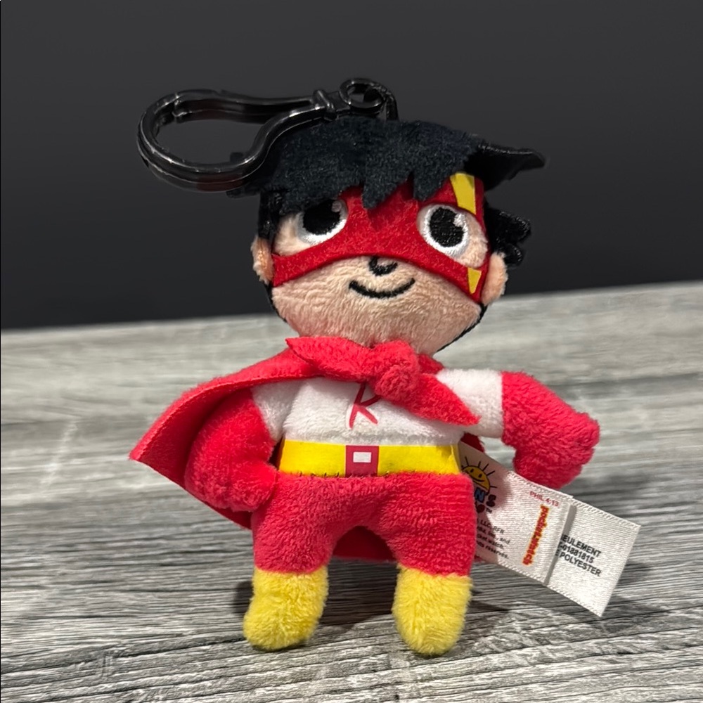 Ryan’s World: Red Titan Ryan (2018) - 4” Collectible Clip On Plush Toy